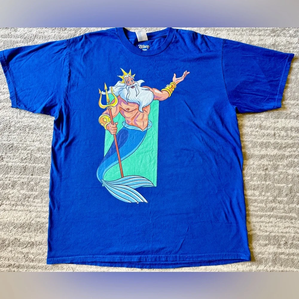 Disney King Triton Little Mermaid shirt - Picture 1 of 4